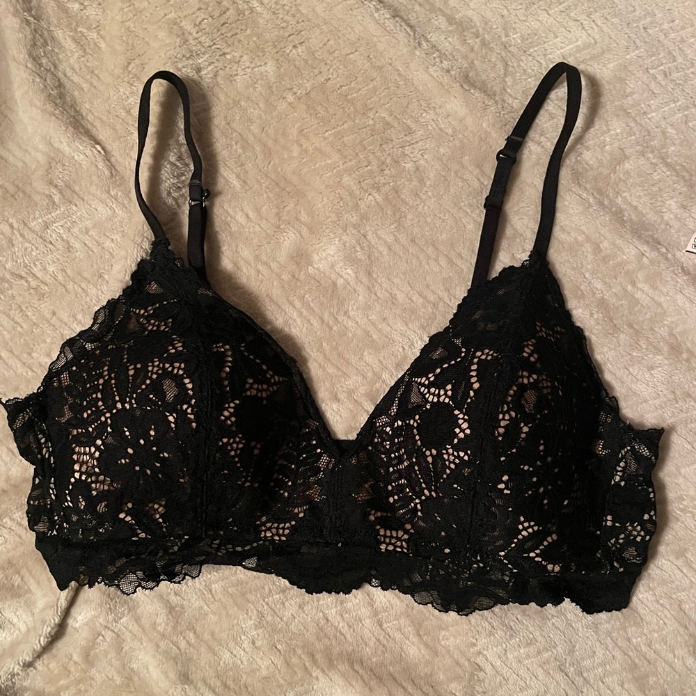 Aerie Wireless Lightly Lined Lace Bra